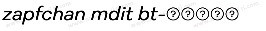 zapfchan mdit bt字体转换